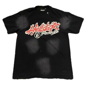 Hellstar Black T-Shirt with White Logo